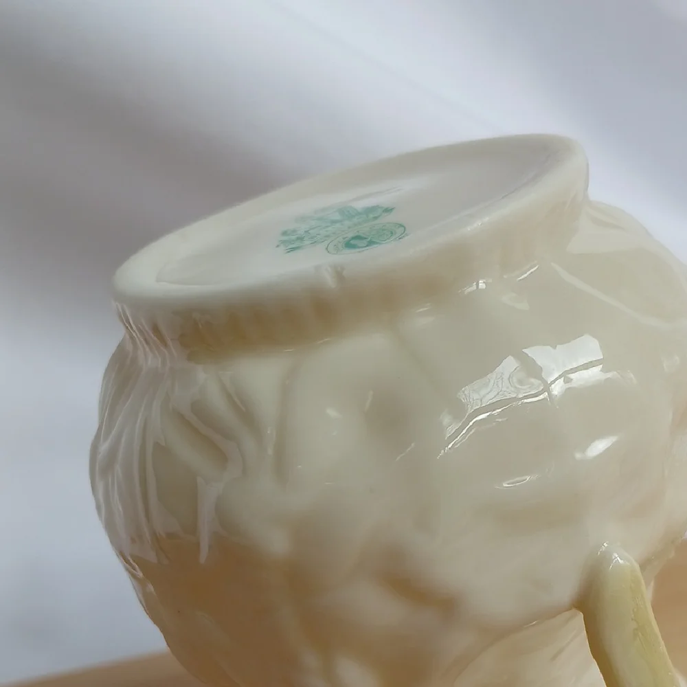 Vintage Belleek Porcelain Creamer Ireland